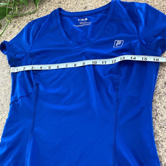 Fila Sport Royal Blue Short Sleeve Active Top Small - Picture 5 of 13